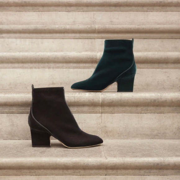 JIMMY CHOO *New* Velvet Mink Brown Boots Booties - Picture 3 of 10